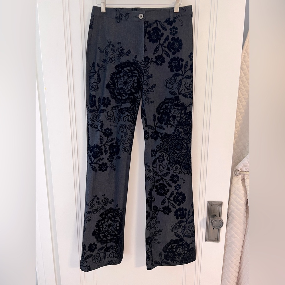 ~Doncaster Sport Paisley Flocked Bootcut Jeans Sz. 2 *EUC* MSRP: $298+tax